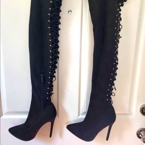 Thigh high woman’s boots